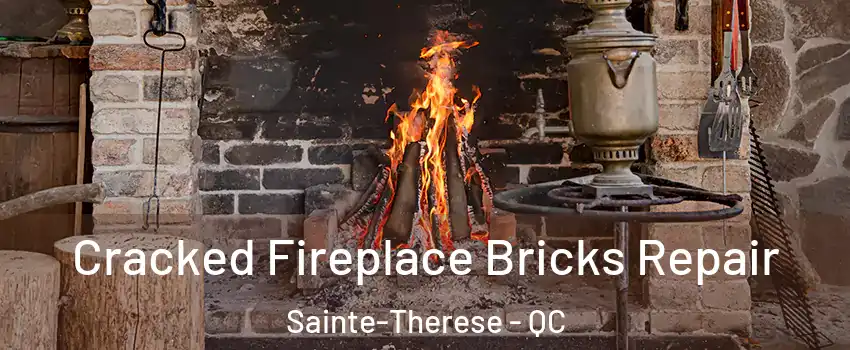  Cracked Fireplace Bricks Repair Sainte-Therese - QC