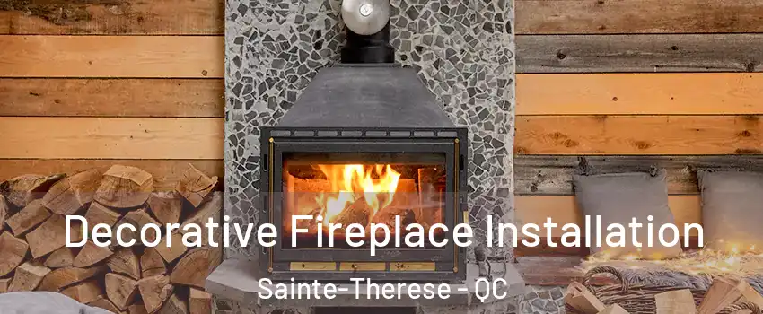 Decorative Fireplace Installation Sainte-Therese - QC