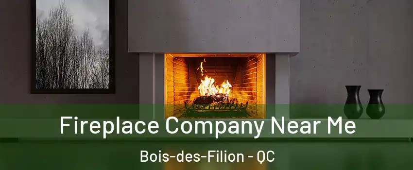 Fireplace Company Near Me Bois-des-Filion - QC