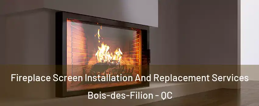 Fireplace Screen Installation And Replacement Services Bois-des-Filion - QC