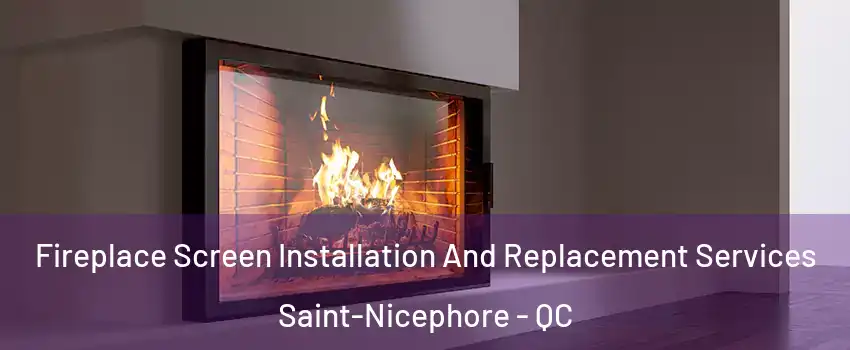 Fireplace Screen Installation And Replacement Services Saint-Nicephore - QC