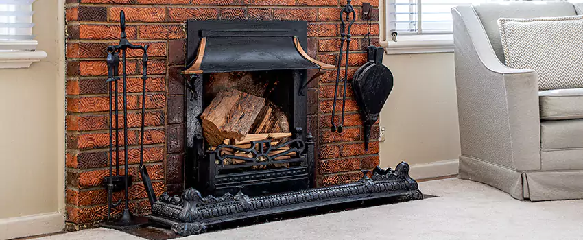 Vintage-style Fireplace Redesign in Drummondville, Quebec