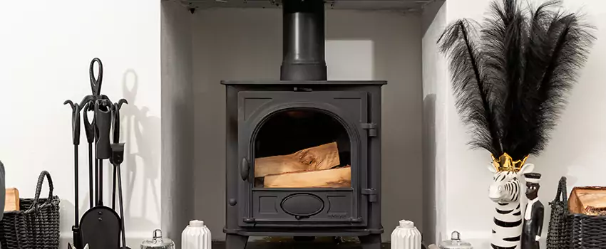 Thelin Hearth Products Providence Pellet Insert Fireplace Installation in Saint-Nicephore, QC
