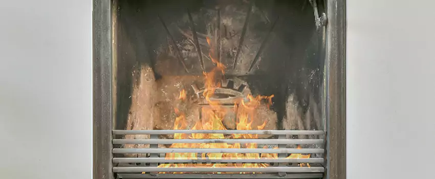 Travis Industries Linear Gas Fireplace Installation in Drummondville, Quebec