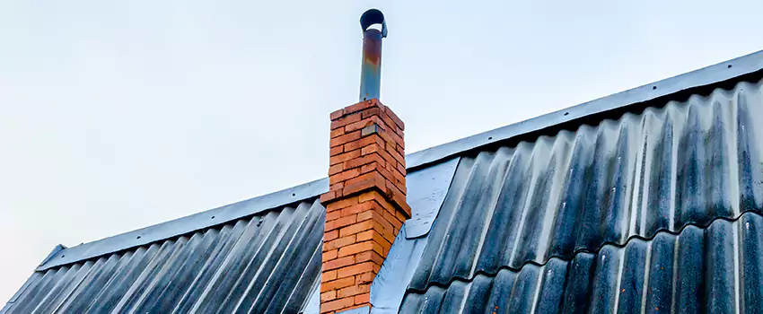 Aluminium Chimney Flashing Repair in Drummondville, QC