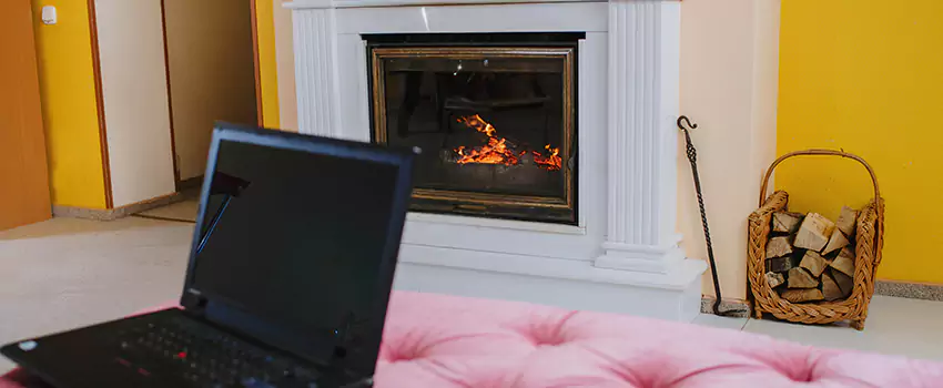 Valor Outdoor Gas Fireplace in Drummondville, Quebec